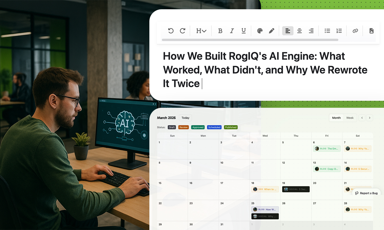 Content Suite interface preview